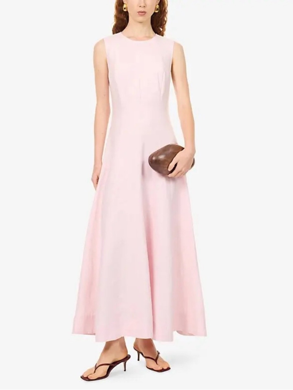 NWT Reformation Cecilia Linen Dress (Cherry Blossom)